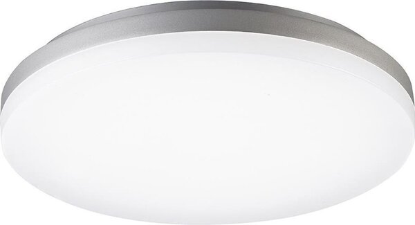 SIGOR plafoniera Circel 400mm argento 38W 3000K IP20 110° 4200lm