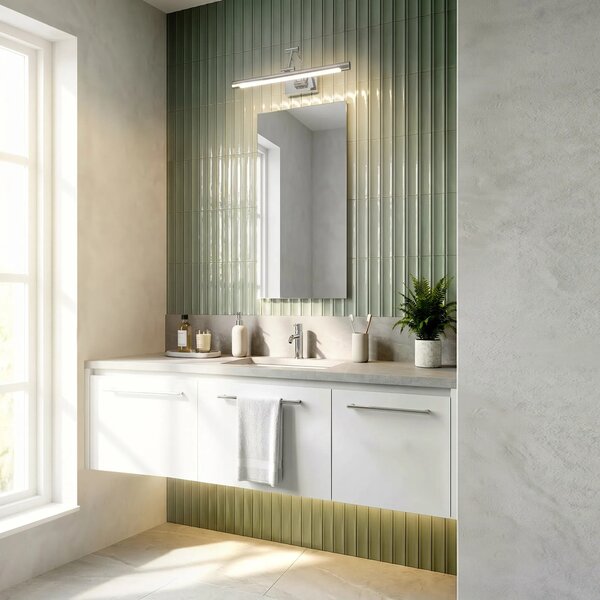 Applique da bagno LED SWE016-1W 42cm Chrome