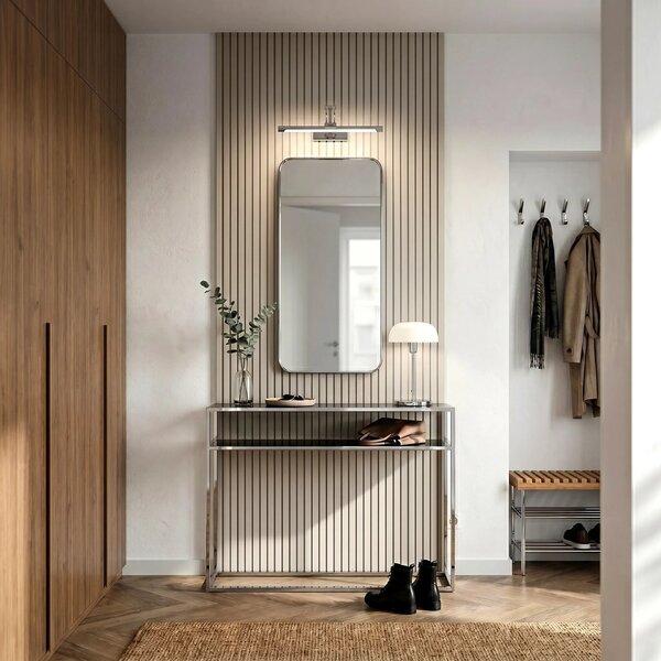 Applique da bagno LED SWE016-1W 42cm Chrome