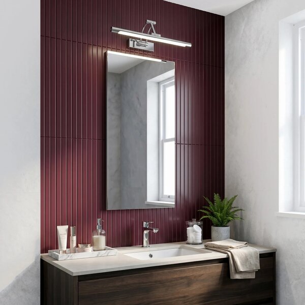 Applique da bagno LED SWE016-1W 42cm Chrome