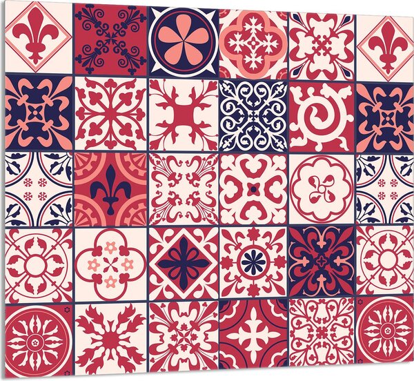 PIATTO IN VETRO PER CUCINA 65x60 Mosaico