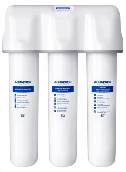 Rubinetto da cucina a 3 vie con filtro dell'acqua - Ugello estraibile - Portata di 2 litri al minuto