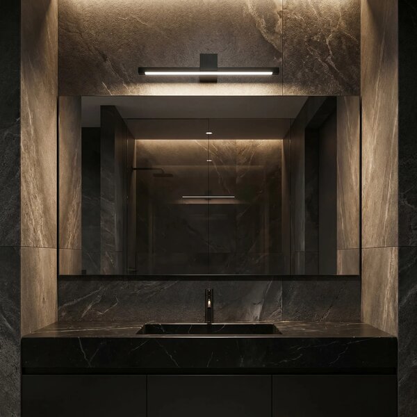 Applique da bagno LED SWE049-1W 40 cm Black