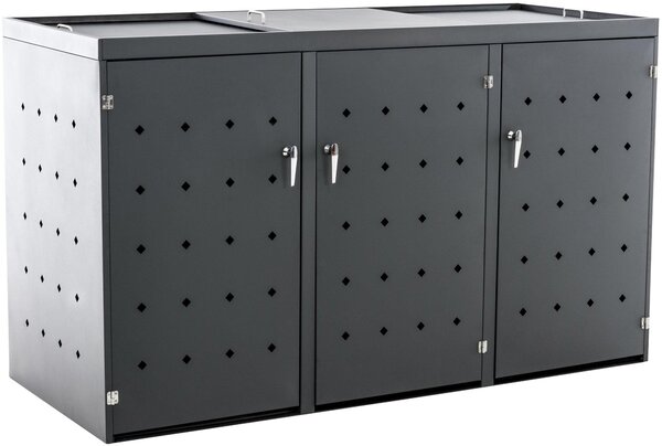CLP Copri cestino Nelli, antracite 198x80x116 cm