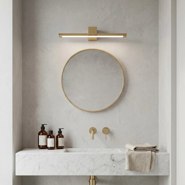 Applique da bagno LED SWE047-1W 60cm GOLD BRUSH