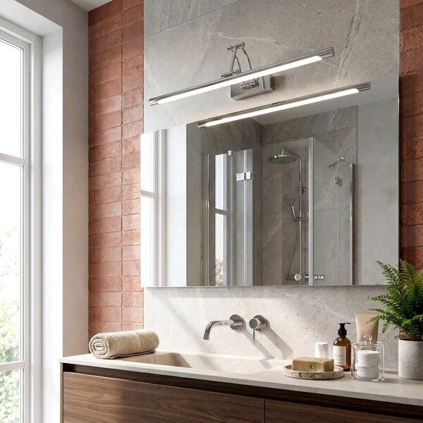Applique da bagno LED SWE017-1W 60cm Chrome