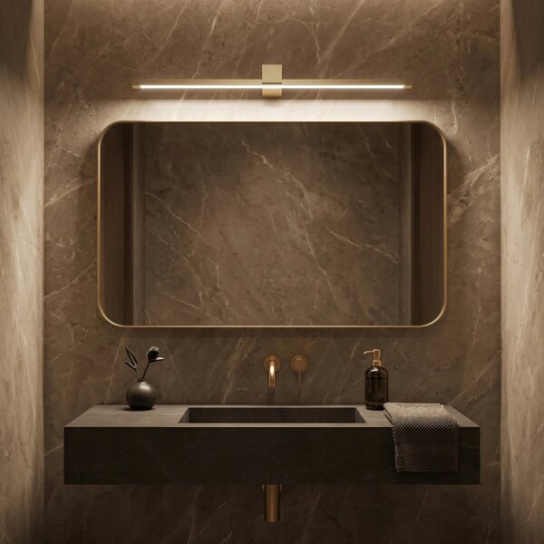 Applique da bagno LED SWE048-1W 80cm GOLD BRUSH