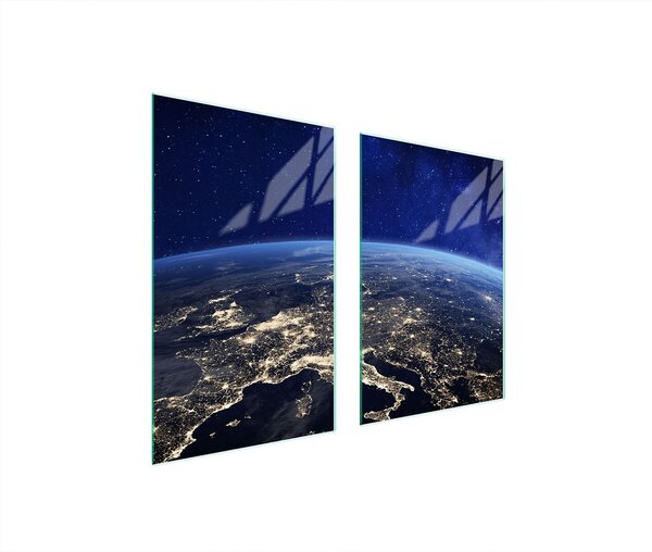 Piatto Di Protezione In Vetro Per Cucina 65X52 Pavimento
