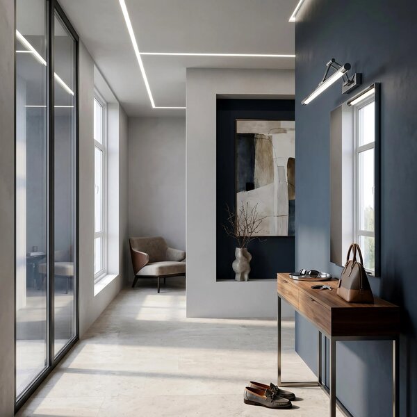 Applique da bagno LED SWE018-1W 80cm Chrome