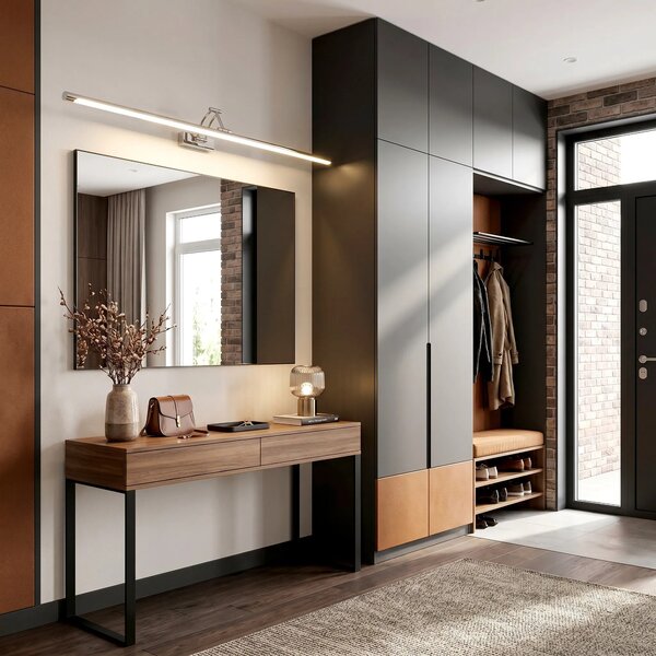 Applique da bagno LED SWE018-1W 80cm Chrome