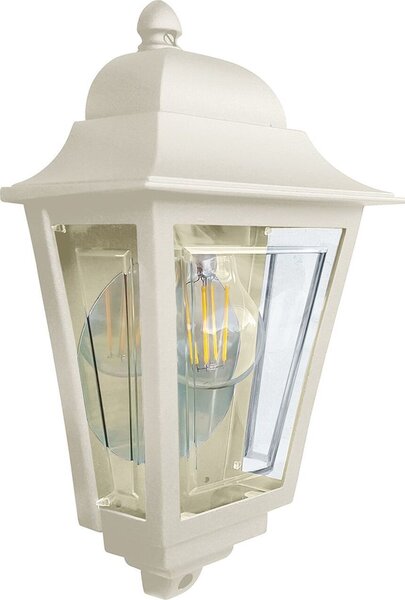 Applique da esterno in alluminio E27 IP44 crema rustico Lampada da esterno a parete
