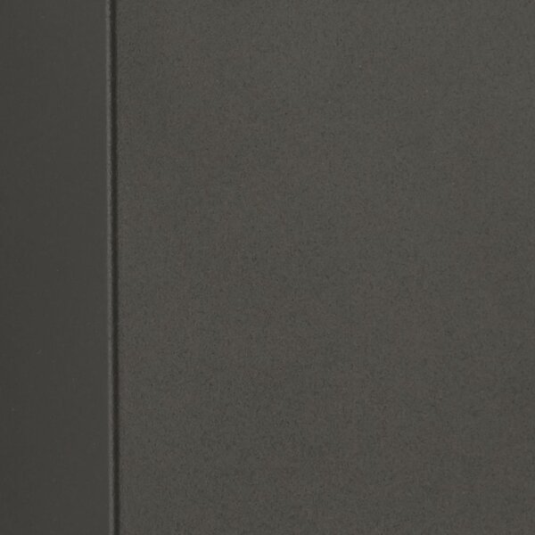 Applique Moderna Sheffield Alluminio Grigio Policarbonato 2 Luci Gu10