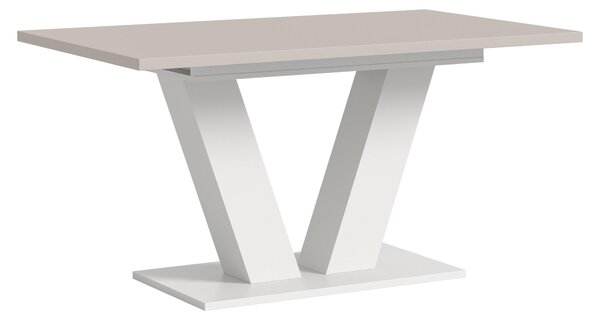 Xonox.home Tavolo da pranzo Motion imitazione bianco/imitazione cashmere L/A/P: 150x76x90 cm