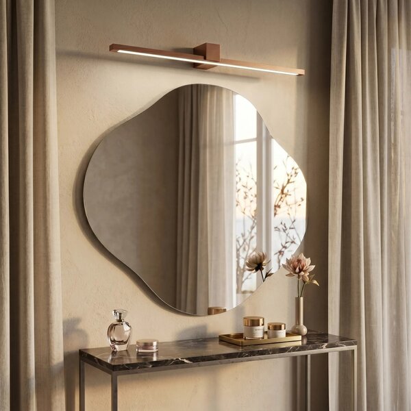 Applique da bagno LED SWE054-1W 80 cm COPPER BRUSH