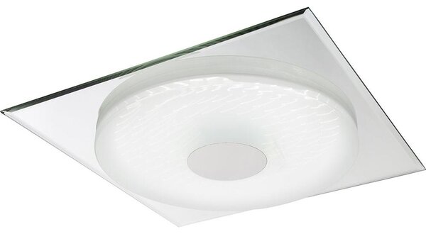 Plafoniera LED, telecomando, dimmerabile, effetto 3D, L 45 cm