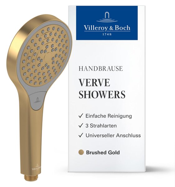 Villeroy & Boch TVS10900100076 Doccetta con tre modalità di getto Verve