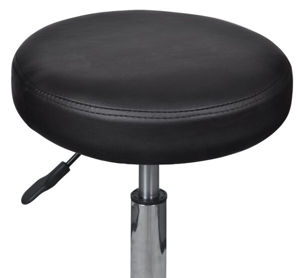 84959 Sgabello regolabile in altezza nero