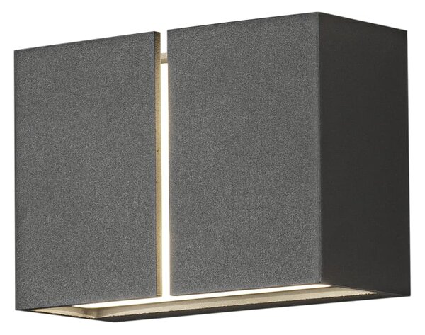 Konstsmide Pavia Lampada da parete LED antracite, 3000K, 800lm, 4x3W, 240V, alluminio, 7877-370