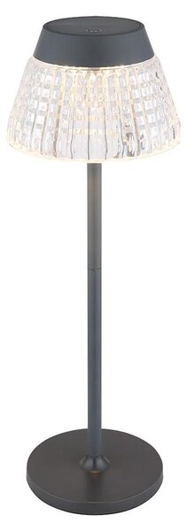 Lampada da tavolo senza fili con batteria ricaricabile touch dimmer lampada da tavolo in cristallo dimmerabile 58456A