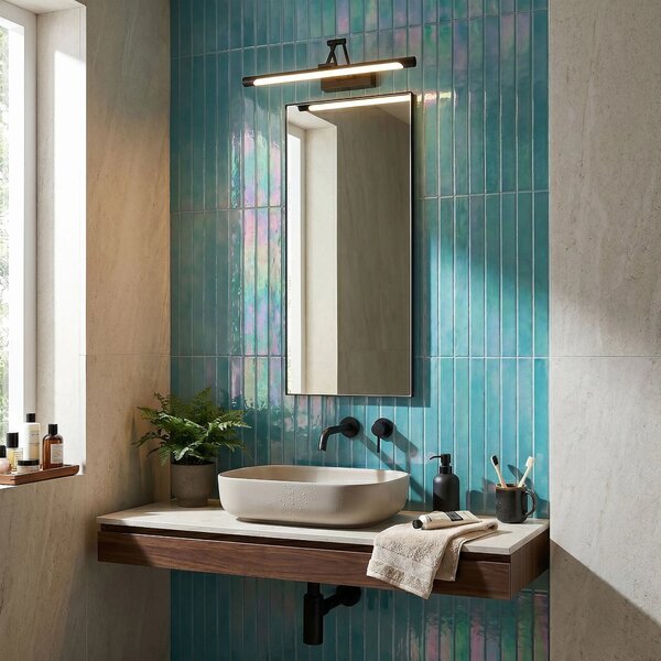 Applique da bagno LED SWE025-1W 42cm Black