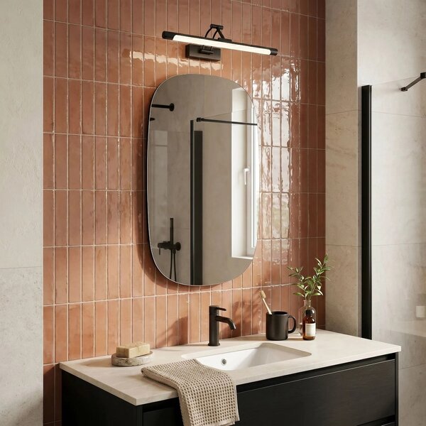 Applique da bagno LED SWE025-1W 42cm Black