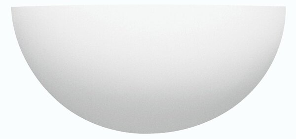 Applique Contemporanea Bombay Porcellana - Ceramica Bianco 1 Luce E27