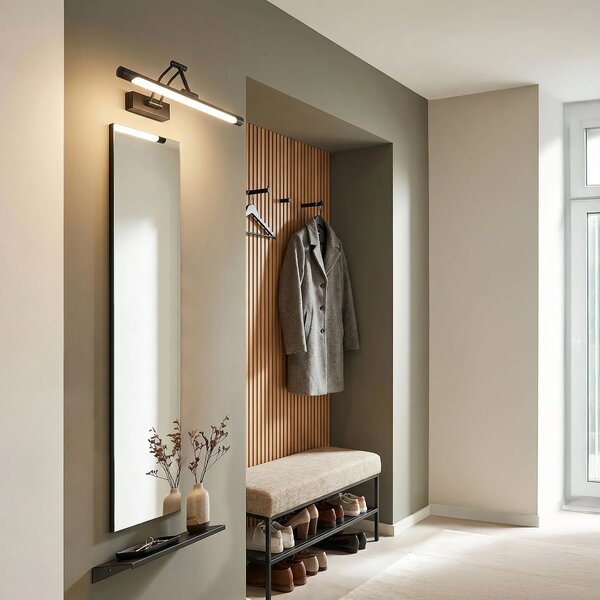 Applique da bagno LED SWE025-1W 42cm Black
