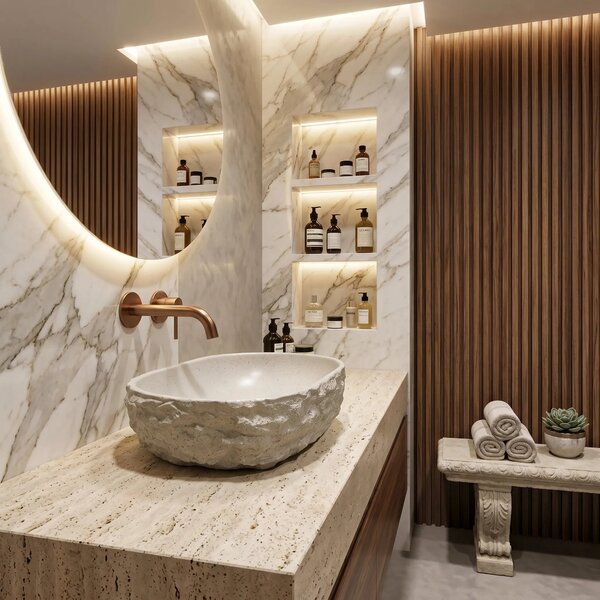Lavabo da appoggio Rea Evora
