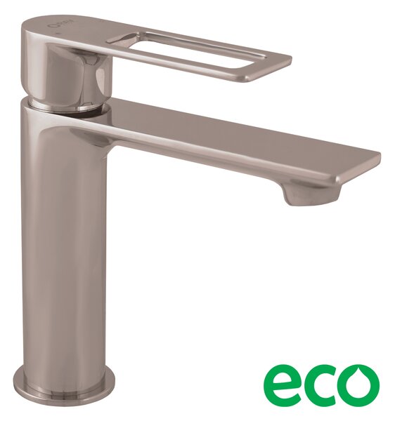 Slezák-RAV Miscelatore per lavabo NIL - grigio metallo - lucido, Colore: GRIGIO METALLO - lucido, Finitura superficiale: PVD, Dimensione: 1/2''