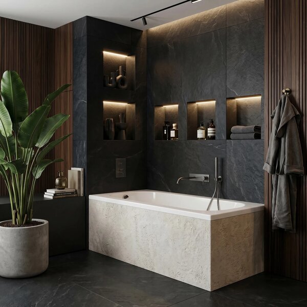 Vasca da bagno acrilica da incasso Rea Gloria 150
