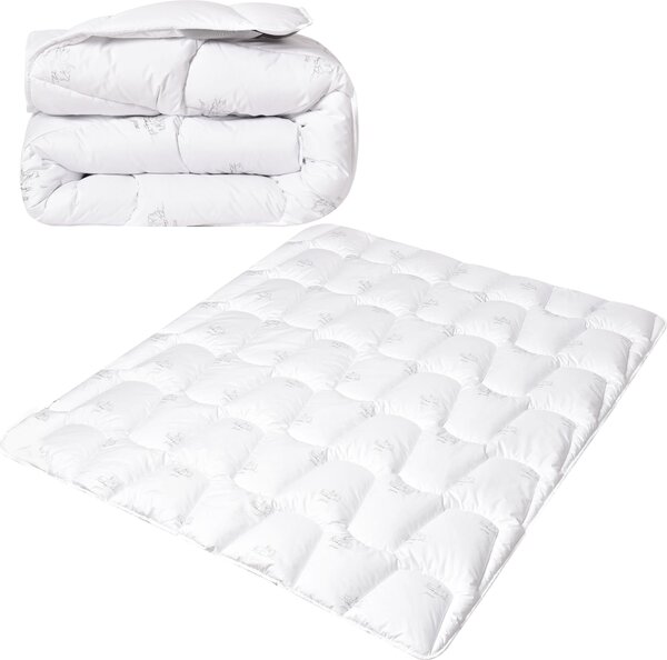 SWAN 3D-SET X-Large 2x piumino 135x200 invernale -+ cuscino 2x40x80 + 2x80x80