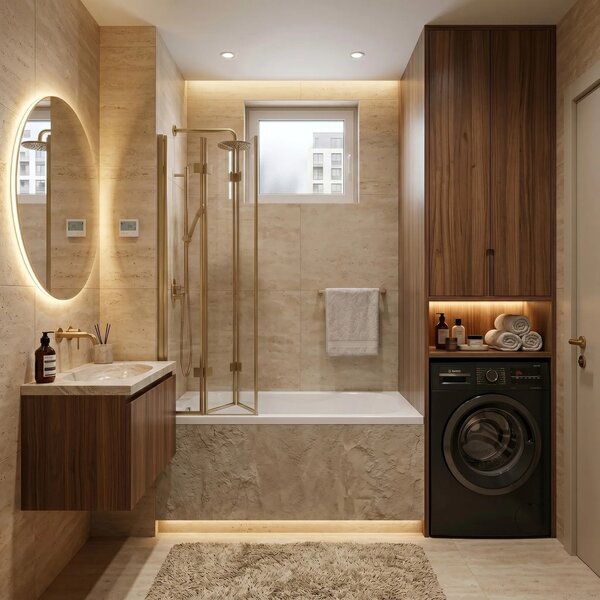 Vasca da bagno acrilica da incasso Rea Gloria 120