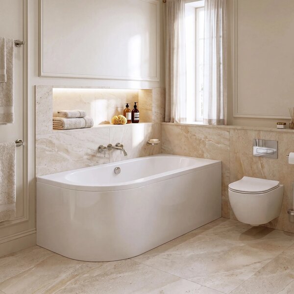 Vasca bagno Rea Orion Right 160cm