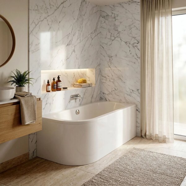 Vasca bagno Rea Orion Right 150cm