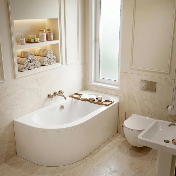 Vasca bagno Rea Orion Right 150cm