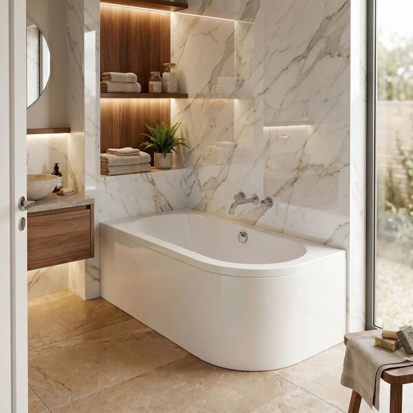 Vasca bagno Rea Orion Left 150cm
