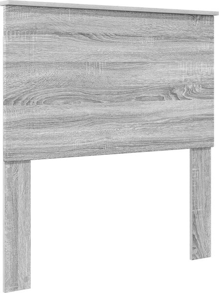 Testiera Sonoma grigia 100 cm Legno ingegnerizzato