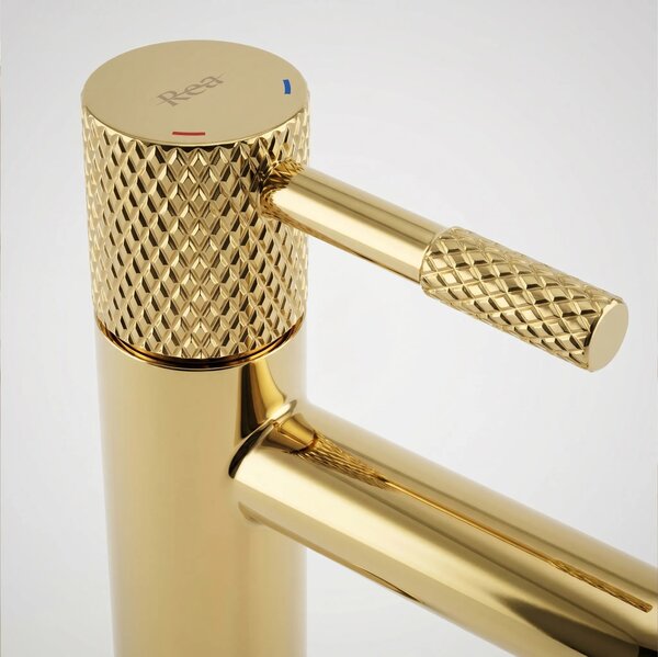 Rubinetto da lavabo Rea Venti Gold Low