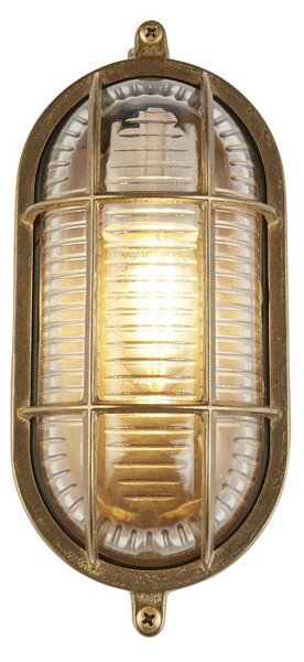 Applique Da Esterno Industrial-Nordico Paratia Ottone 1 Luce E27