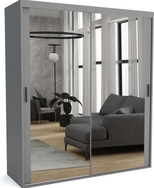 Tappeto FURNLUX C Grigio 170cm / Colore principale: Grigio / Dimensioni: 170 x 60 x 205 cm