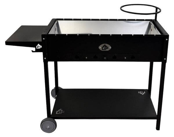 Griglia per shashlik Mangal Batyr 80 con ripiano e supporto per pentole