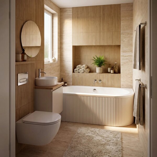 Vasca bagno Rea Orion Stripe Left 150cm