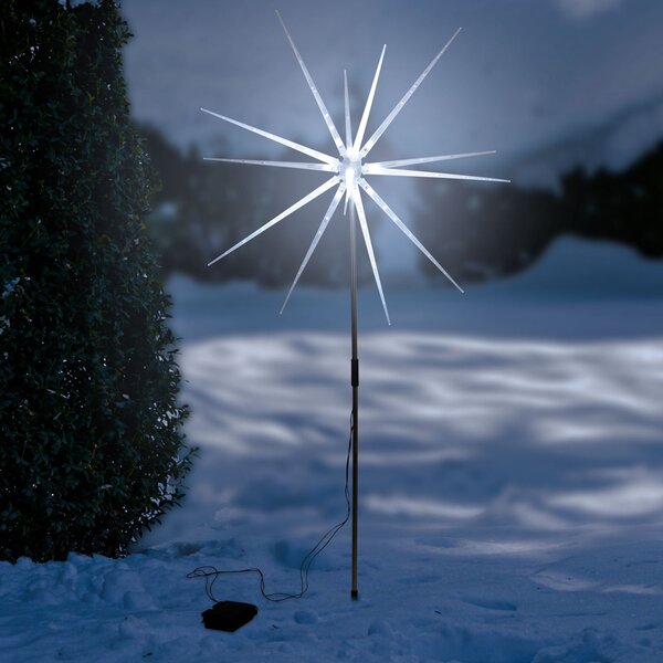 Lampada da giardino a LED Polar Stern con timer – Per interni ed esterni
