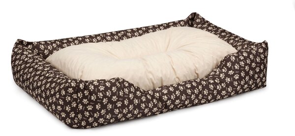 Cuccia per cani BedDog MIMI, divanetto per cani in Cordura, cuscino per cani in microfibra velour, SAND-DOG (marrone/motivo), (XL) ca. 100x85x23 cm