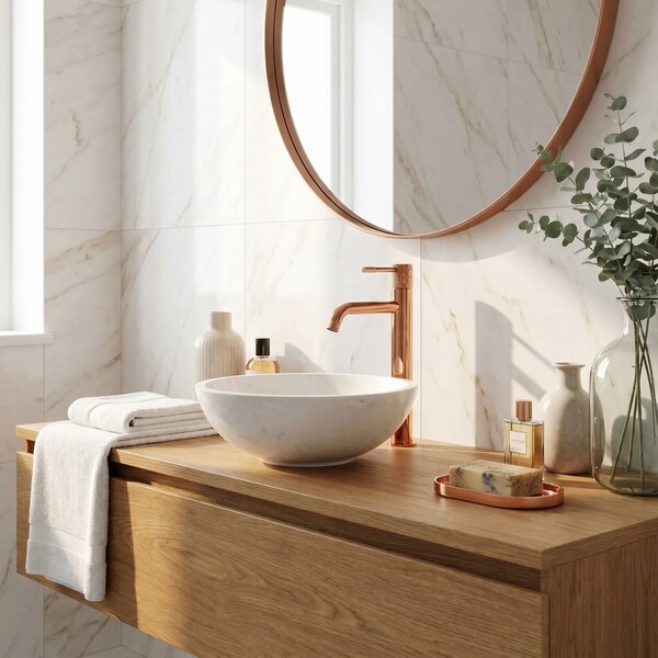 Rubinetto da lavabo Rea Venti Copper High