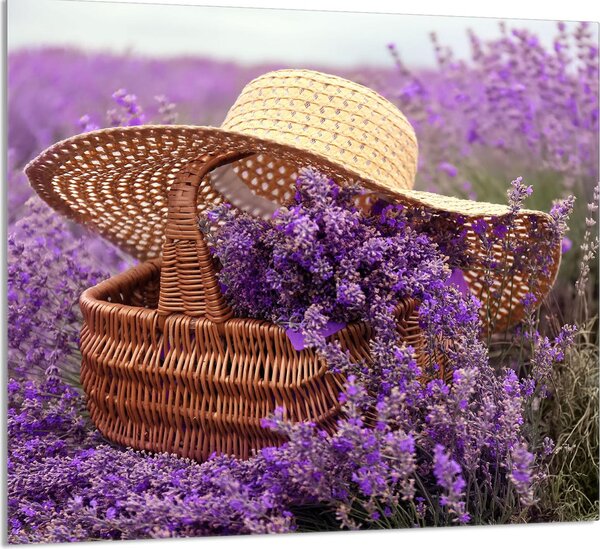 PIASTRELLE IN VETRO PER CUCINA 65x60 Lavanda