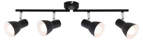 Lampada da soffitto Spot lampada Retro orientabile E14 25 W nero metallo Briloner