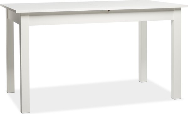 Tavolo da pranzo, tavolo in legno, tavolo da cucina, tavolo allungabile, tavolo da pranzo "Crawley III" bianco