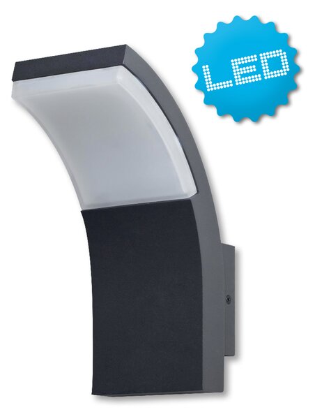 Näve Lampada da parete per esterni a LED - alluminio - antracite; 1226097