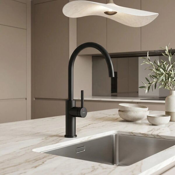 Rubinetto da cucina REA Rivo Black
